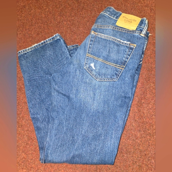 Abercrombie & Fitch Classic Staight Fit Men's Jeans Marked 31x30 Measuring 30x28 - Picture 1 of 14